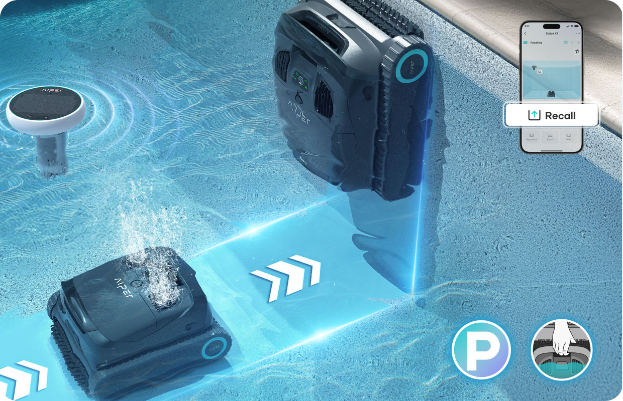Aparcamiento automático al nivel del agua