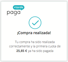 Paga más tarde