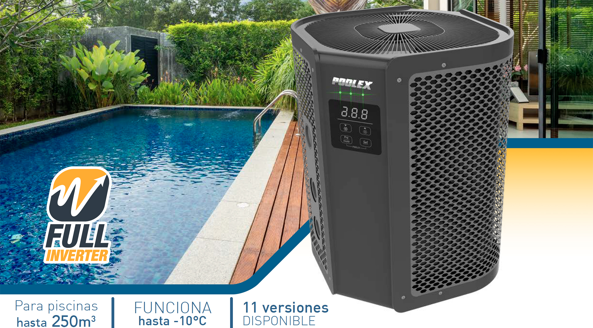 Bomba de Calor Poolex Vertigo FI