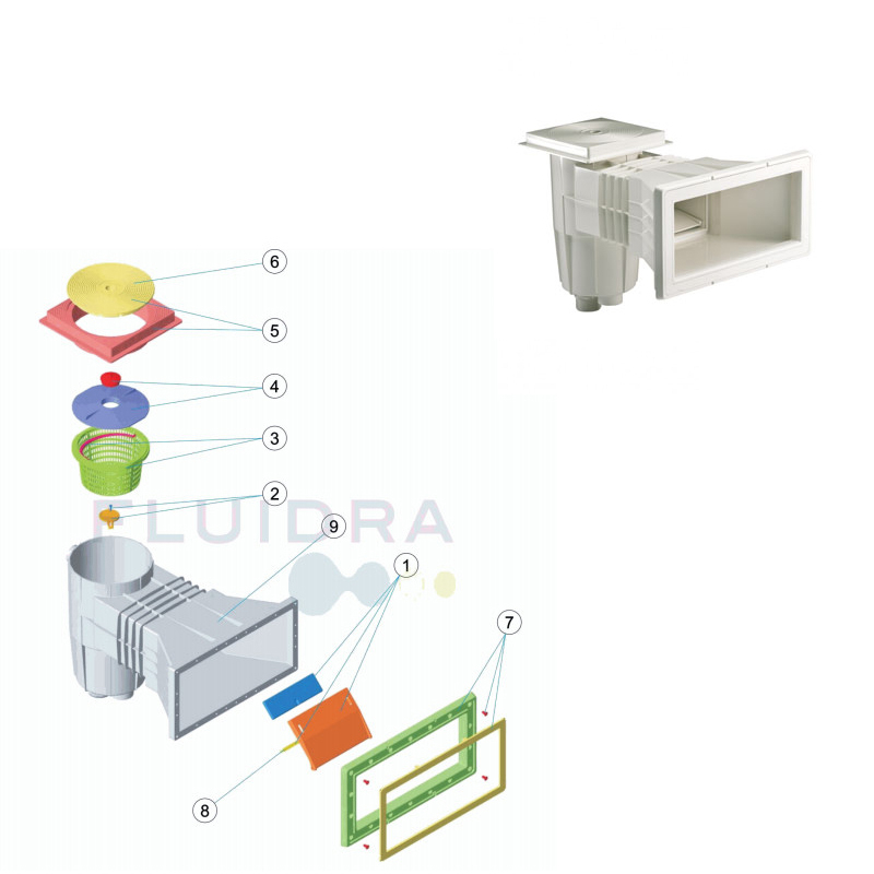 Recambios Skimmers Astralpool 00252