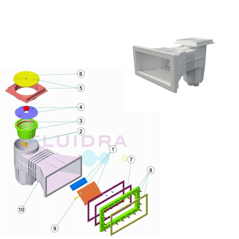 Recambios Skimmers Astralpool 01464