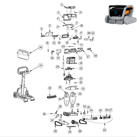 Dolphin E60i Spare Parts