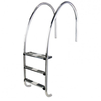 Spare Parts Ladder with Overflow and Variable Radius AstralPool