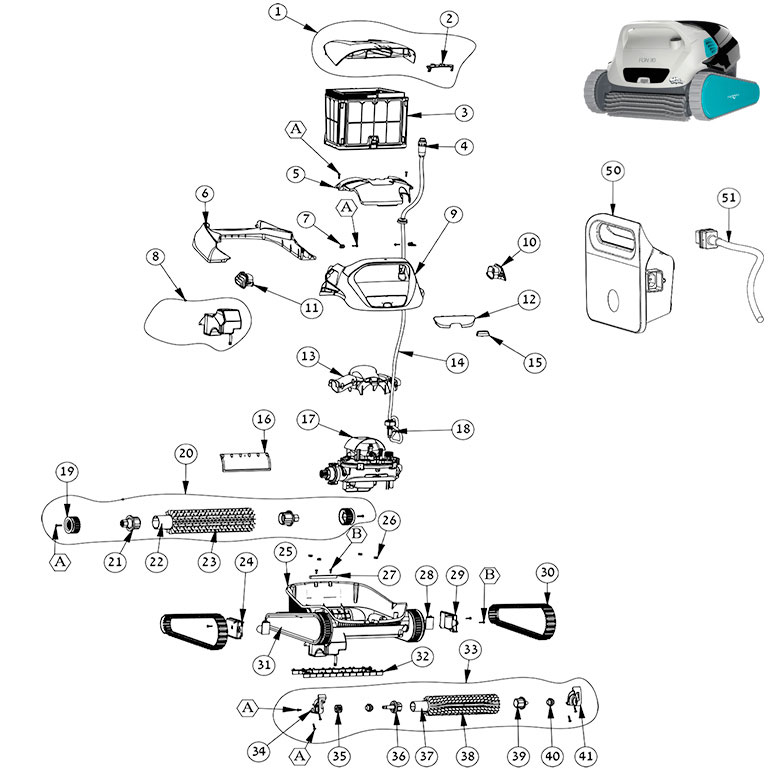 dolphin Fon 30 spare parts