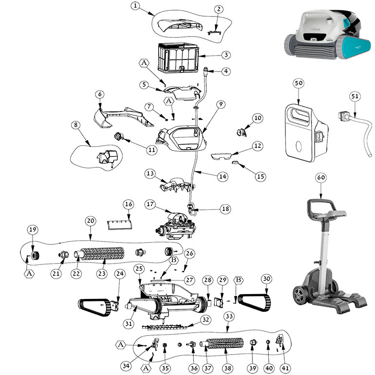 dolphin fon 40i spare parts