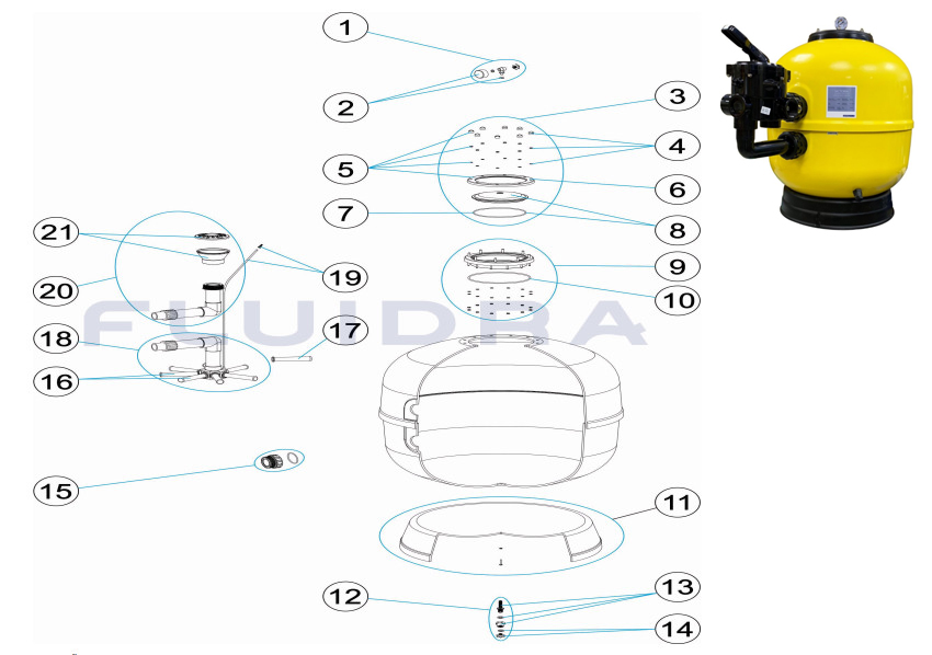 Victoria Filter spare parts