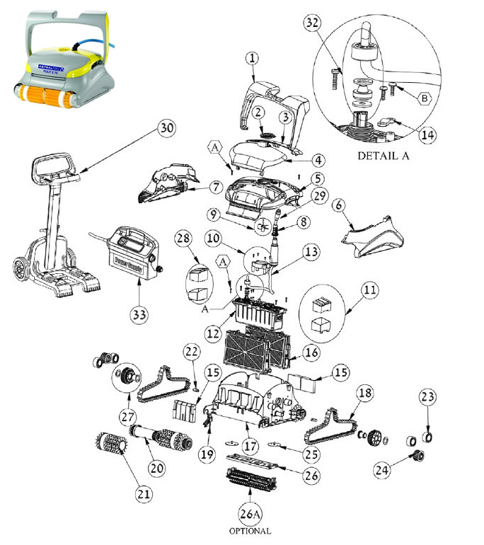 Recambios AstralPool Pulit E70