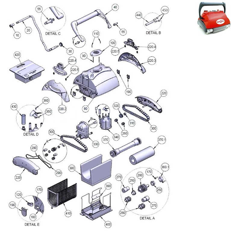 AstralPool Galeon MD spare parts