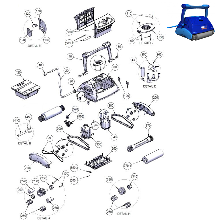 Recambios AstralPool Pulit Advance 5