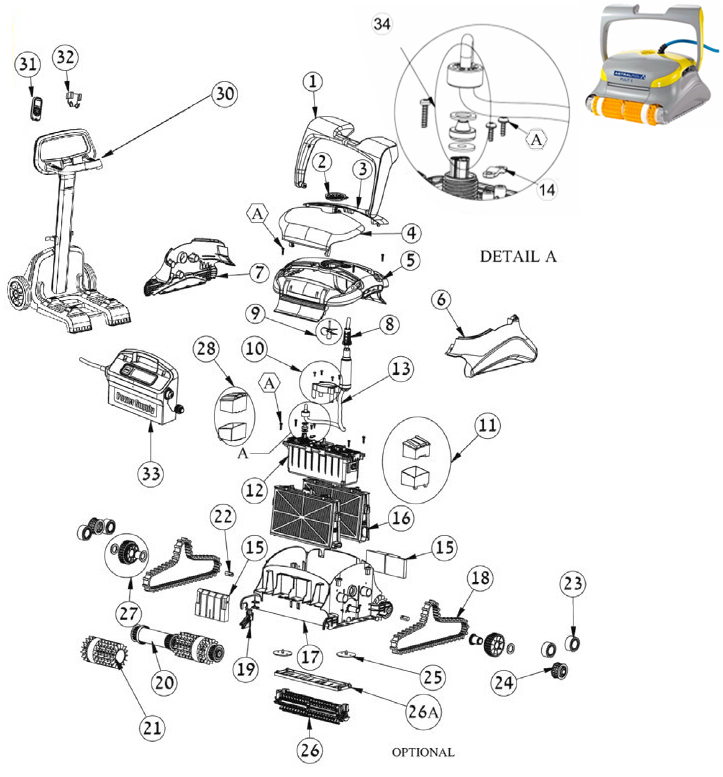 AstralPool Pulit E80 Spare Parts