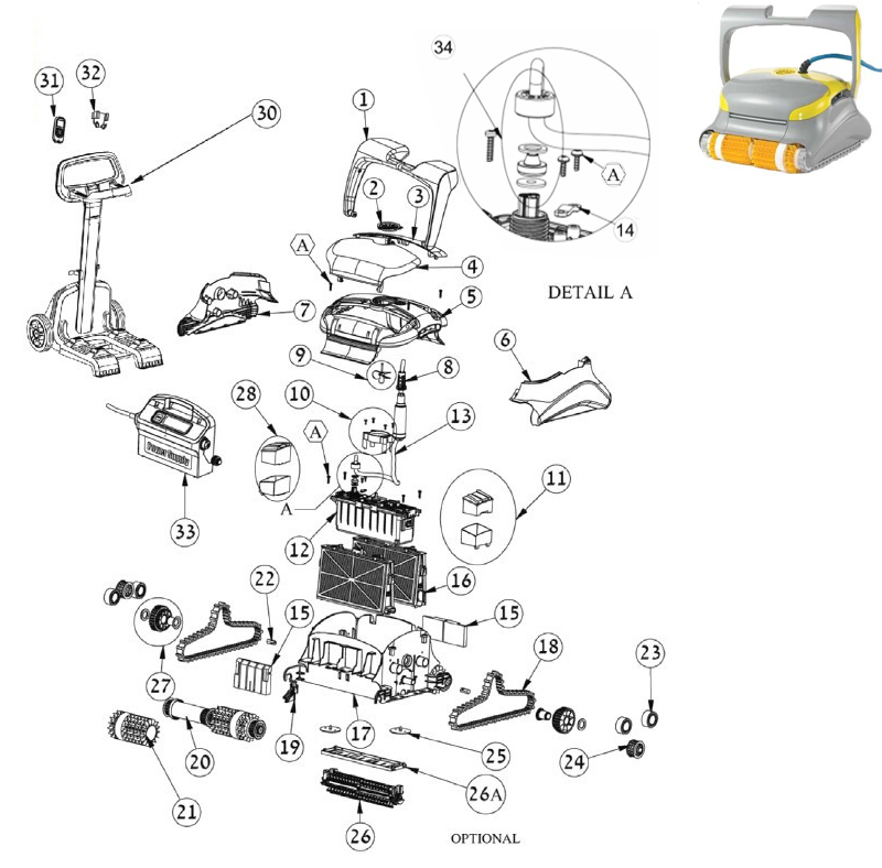 AstralPool Pulit E90 Spare Parts