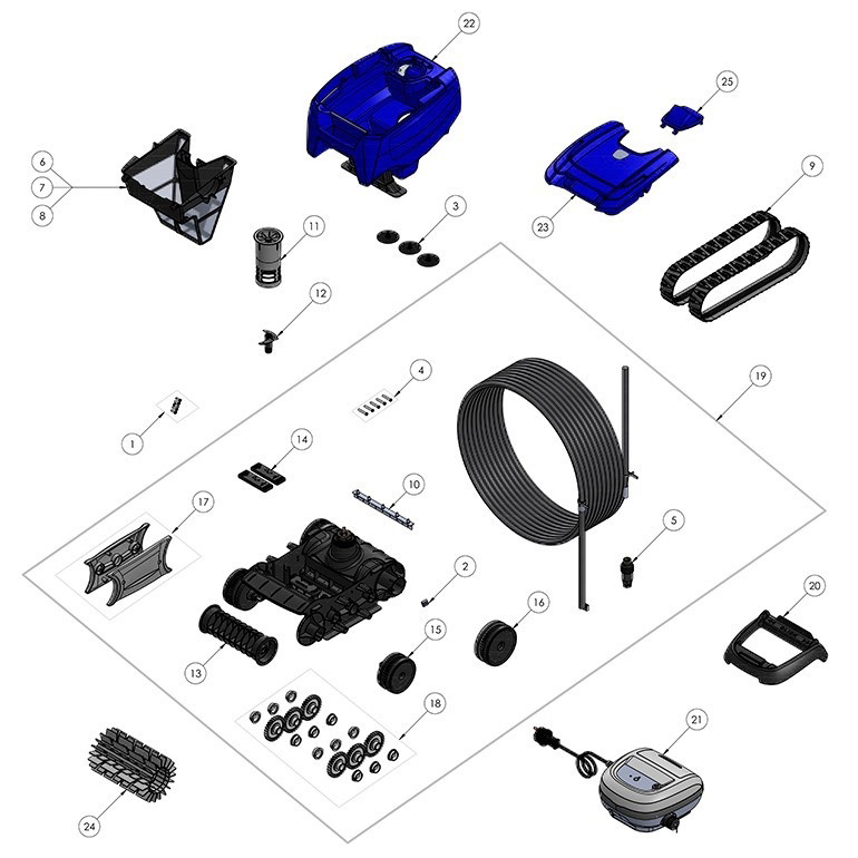 Recambios Zodiac RT 2100