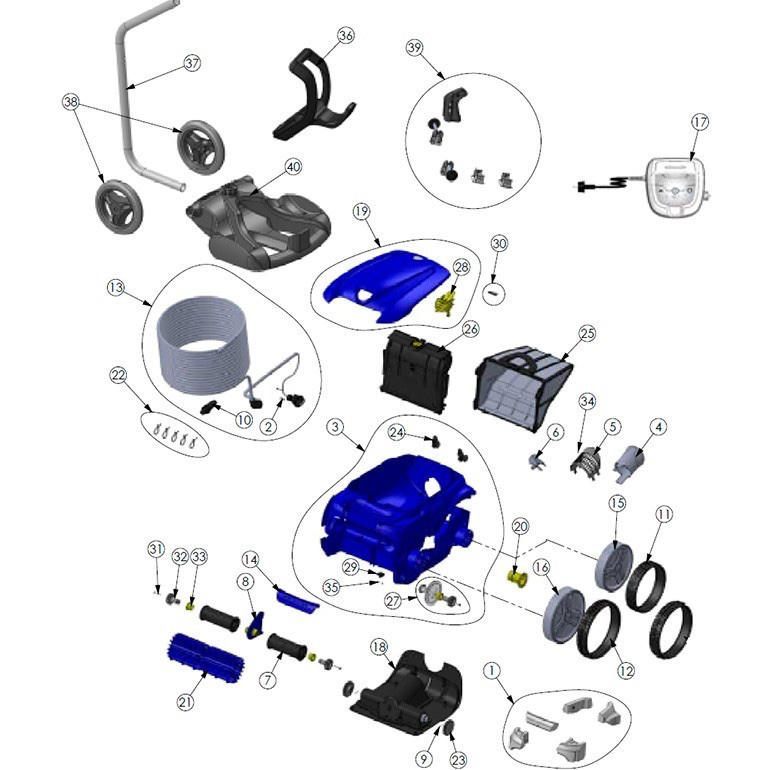 Recambios Zodiac RV 4400