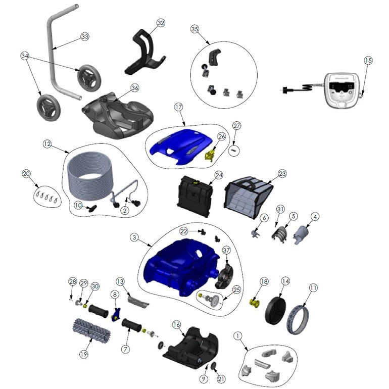 Recambios Zodiac RV 5400