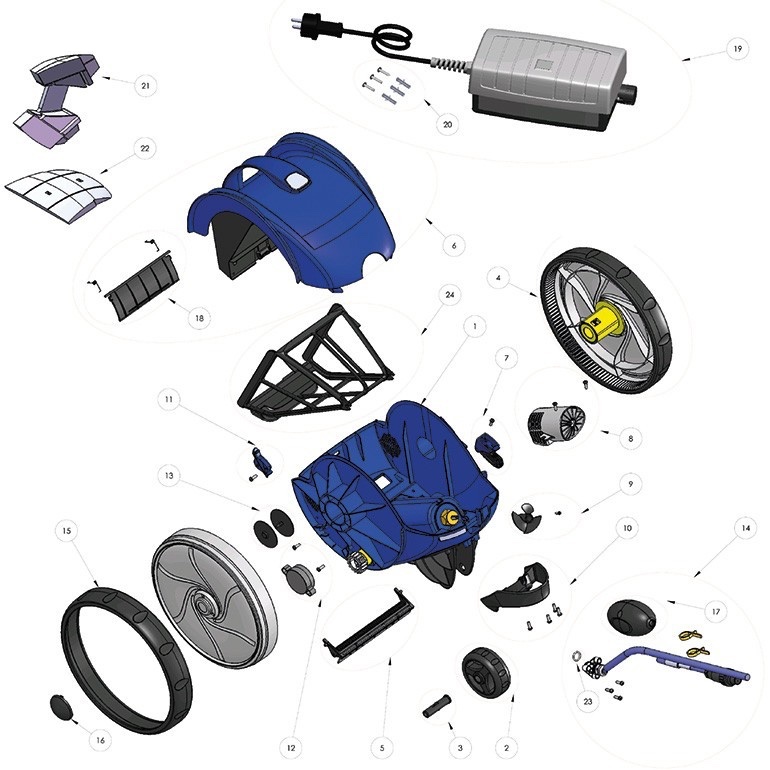 Zodiac Vortex 1 spare parts