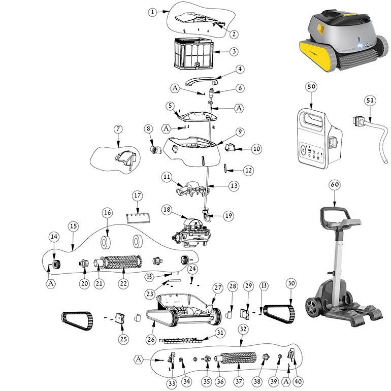 dolphin avalon 40i spare parts