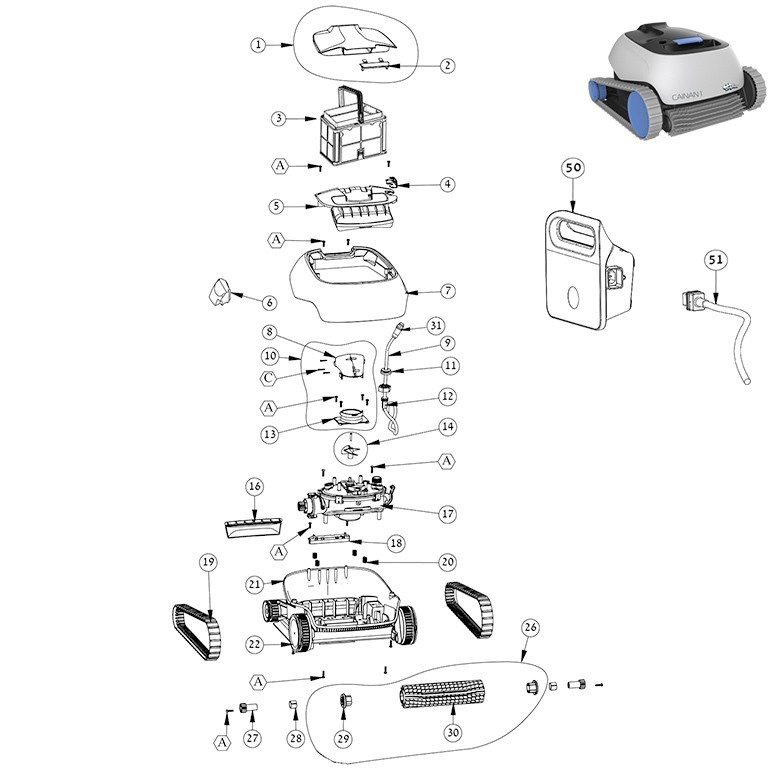 dolphin cainan 1 spare parts