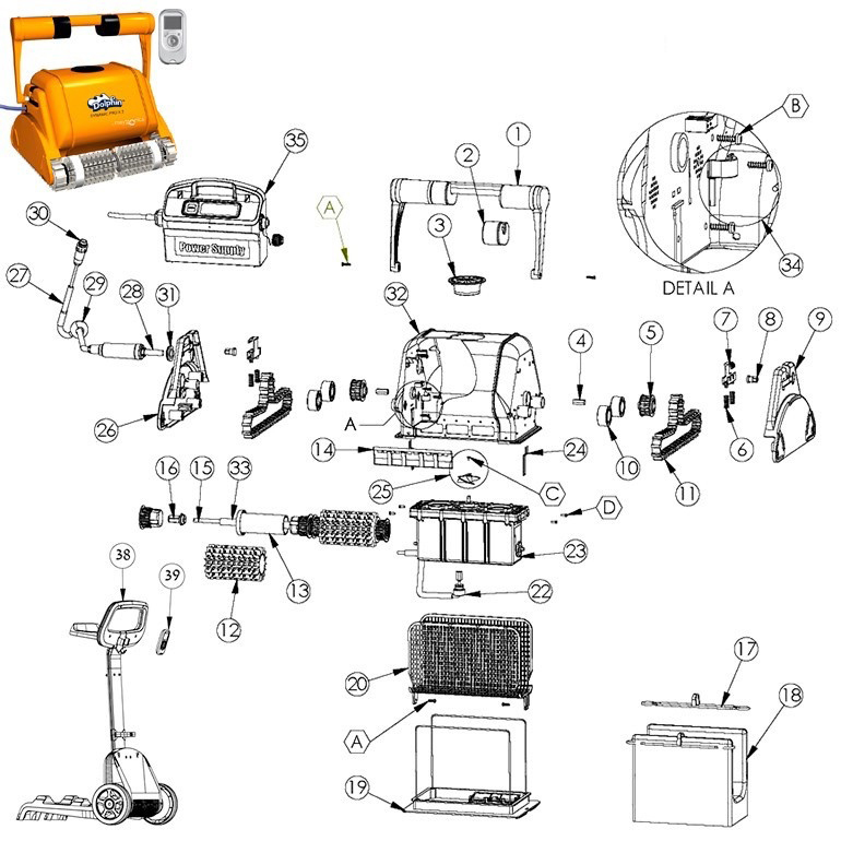 Dolphin ProX2 Spare Parts