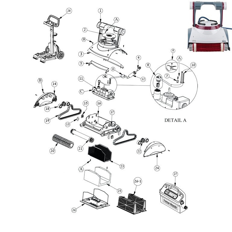 Dolphin LR5 Replacement Cleaners