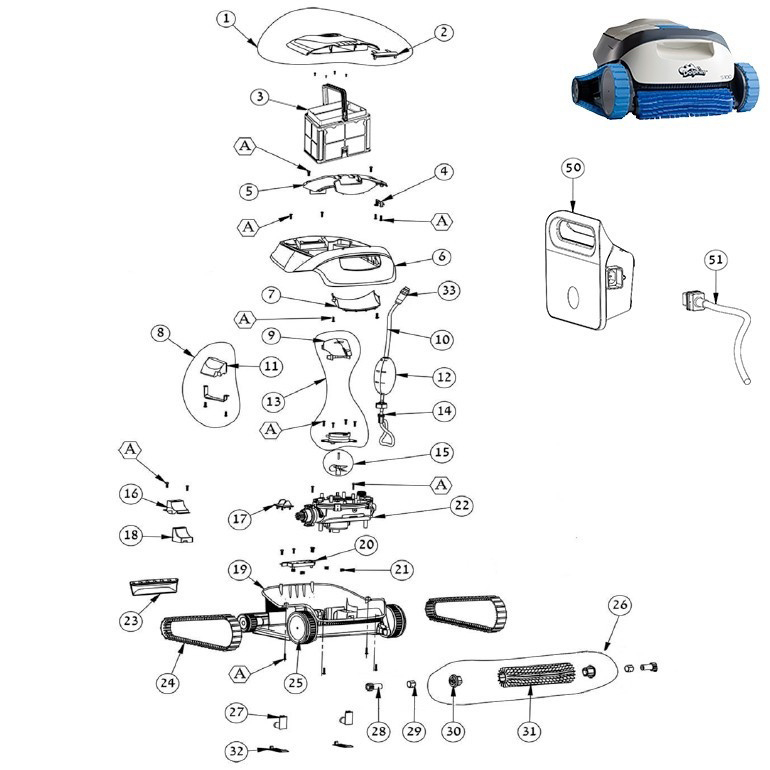 Dolphin S100 Parts