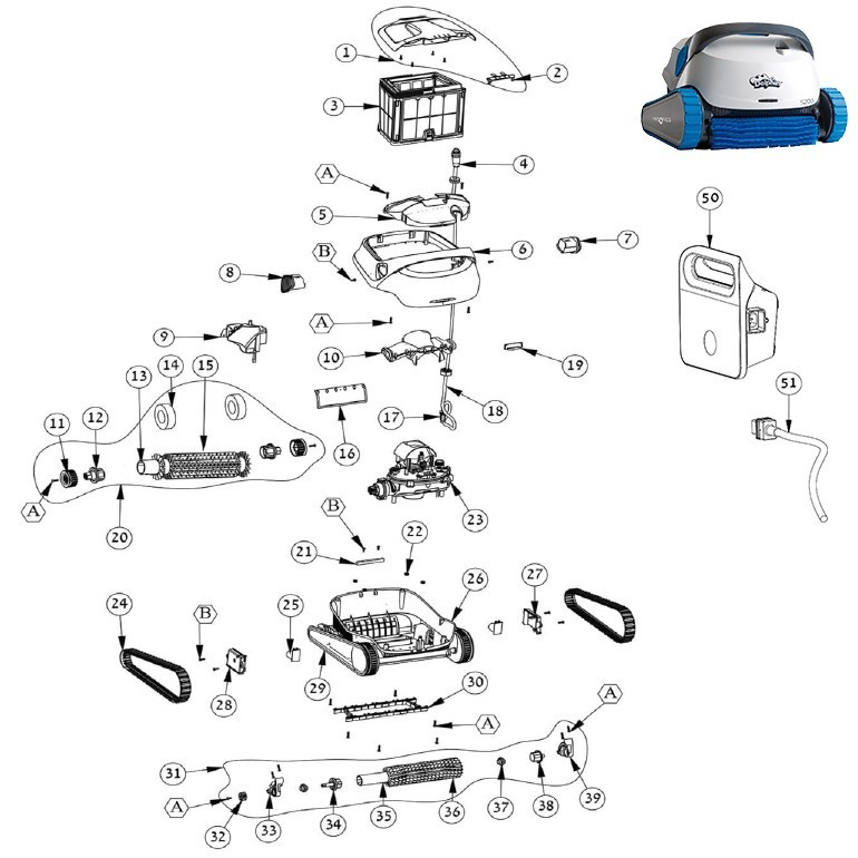 Dolphin S200 Parts