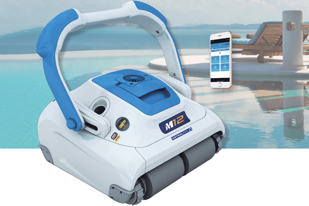 Limpiador robótico automático de piscina, aspiradora inteligente  inalámbrica para piscina, recargable, cartuchos de filtro fáciles de  limpiar, para