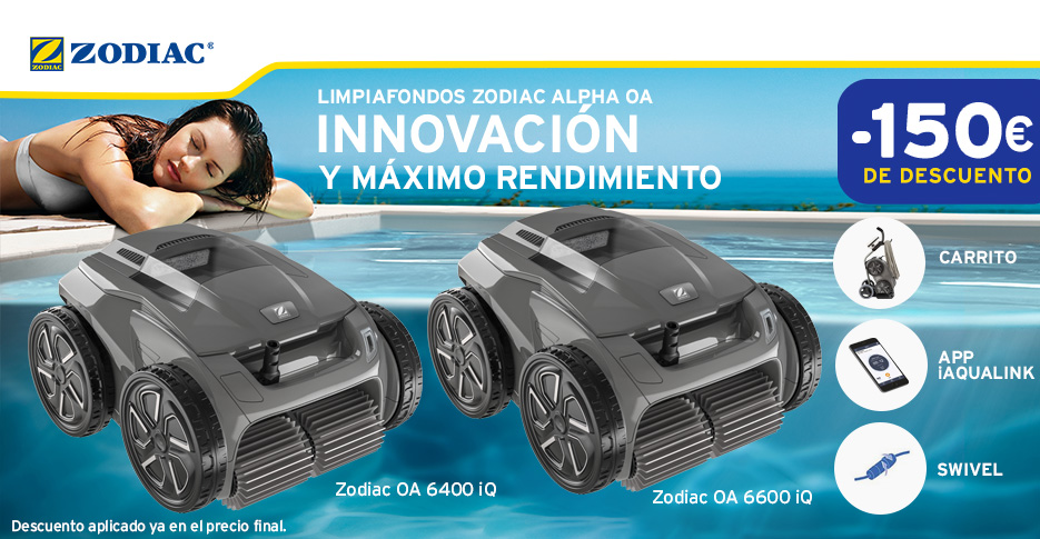 Nueva Gama Zodiac Alpha OA limpiafondos para piscinas