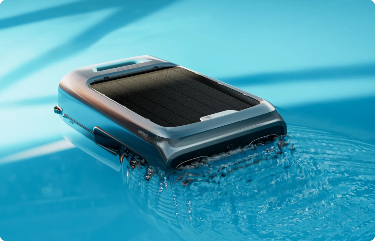 Tecnología Solar Seek limpiafondos Surfer S2